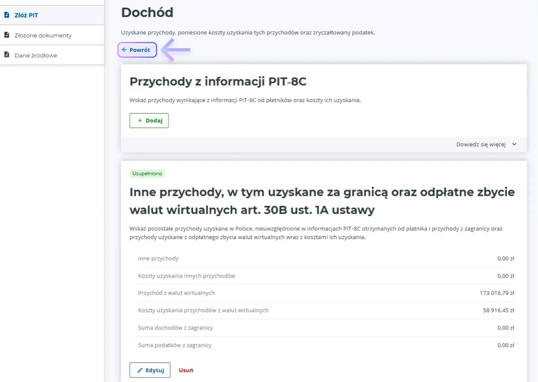 Jak rozliczyć kryptowaluty na PIT-38 za 2025 rok w e-Urząd Skarbowy / e-PIT